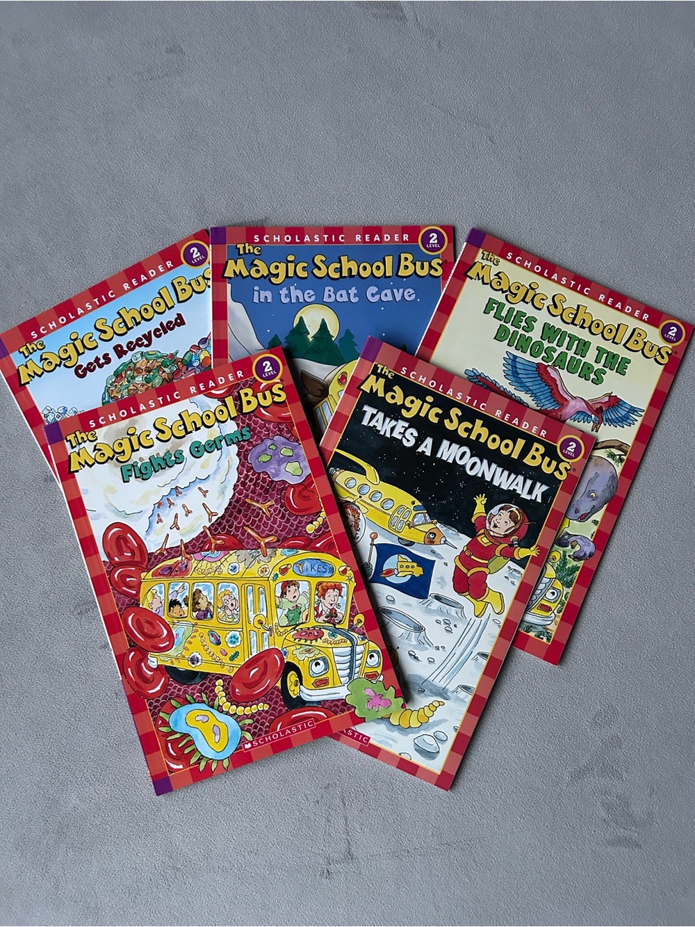 Set of 5 ~ Magic School Bus Level 2 Readers ~ Brand New!